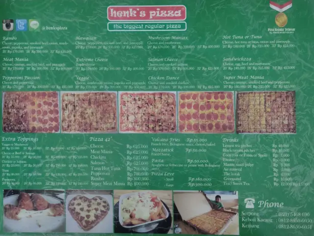 Gambar Makanan Henk's Pizza 1