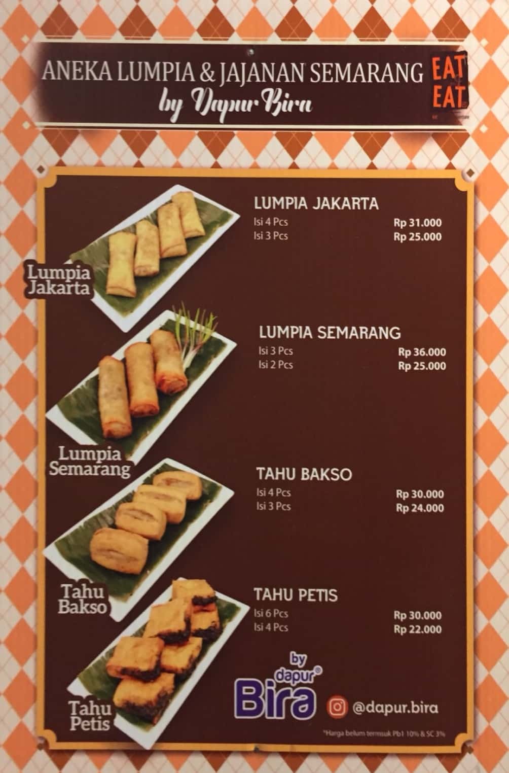 Aneka Lumpia & Jajanan Semarang By Dapur Bira Terdekat - Restoran Dan ...