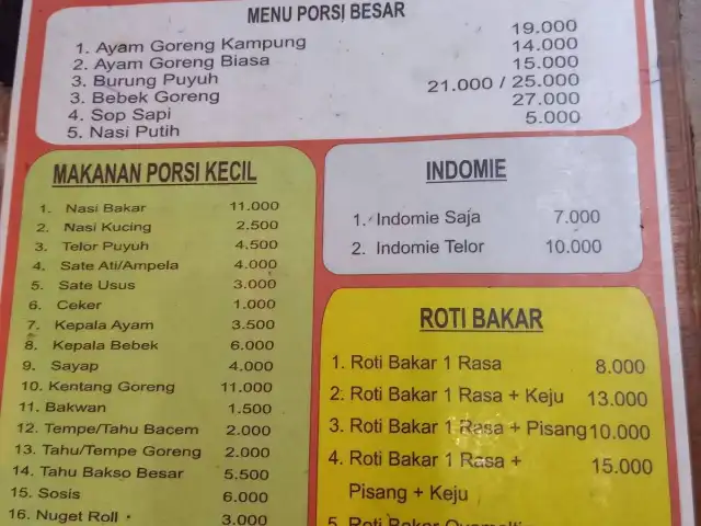 Gambar Makanan Angkringan Teras 27 11