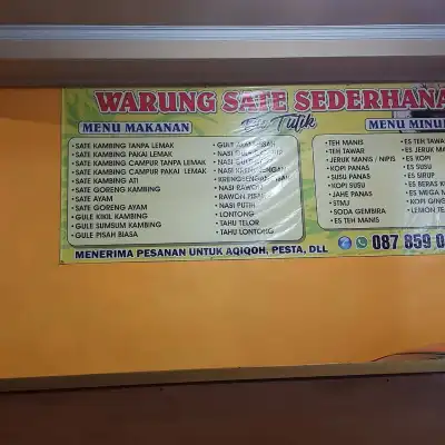 Sate & Gule Kambing Bu Tutik