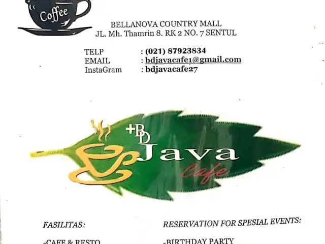 BD Java Cafe & Restaurant