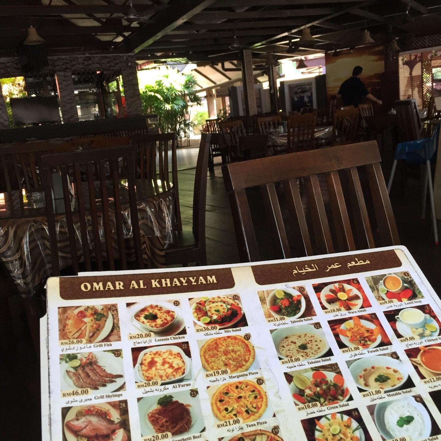 Restoran Omar AlKhayyam, Helal restaurant near me in Batu Ferringhi