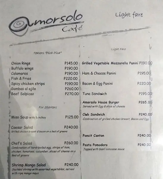 Amorsolo Cafe Food Photo 1