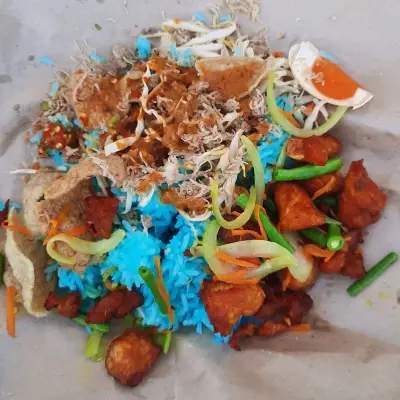 Nasi Kerabu Tumis Cik Abe