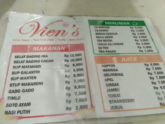 Gambar Makanan VIEN'S Selat Segar & Sup Matahari 19