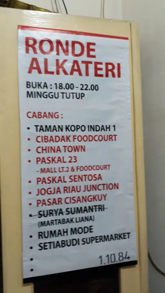 Gambar Makanan Ronde Jahe Alkateri 9