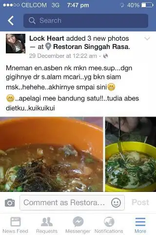 Restoran Singgah Rasa Cahaya Masai