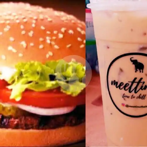 Gambar Makanan Meettime Burger Thai Tea, Ilir Timur 2 20