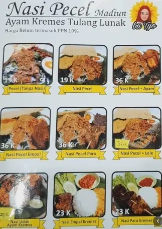 Gambar Makanan Nasi Pecel Madiun Bu Tyo 2