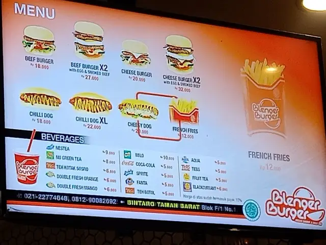 Gambar Makanan Burger Blenger 60