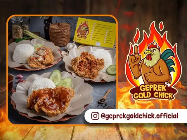 Ayam Geprek Gold Chick,  Tajur Bogor