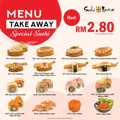 Sushi Mentai Taman Desa Botani