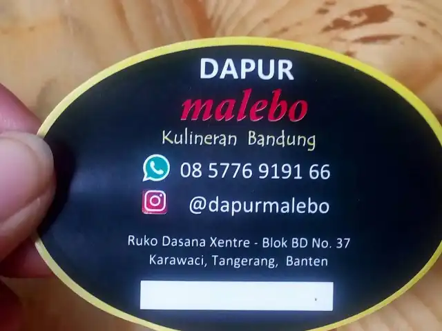 Gambar Makanan Dapur Malebo "Kuliner Khas Bandung" 2