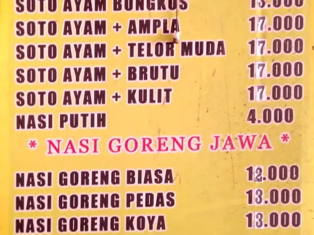 Gambar Makanan Nasi Goreng Jawa Cak Nur 1