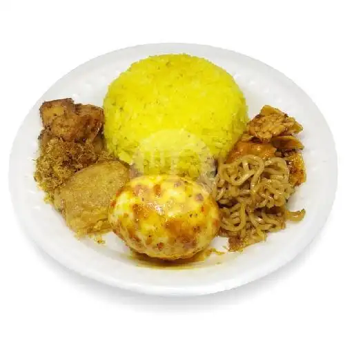 Gambar Makanan Geprek Nasi Kuning Bu Yanah, Merjosari 19