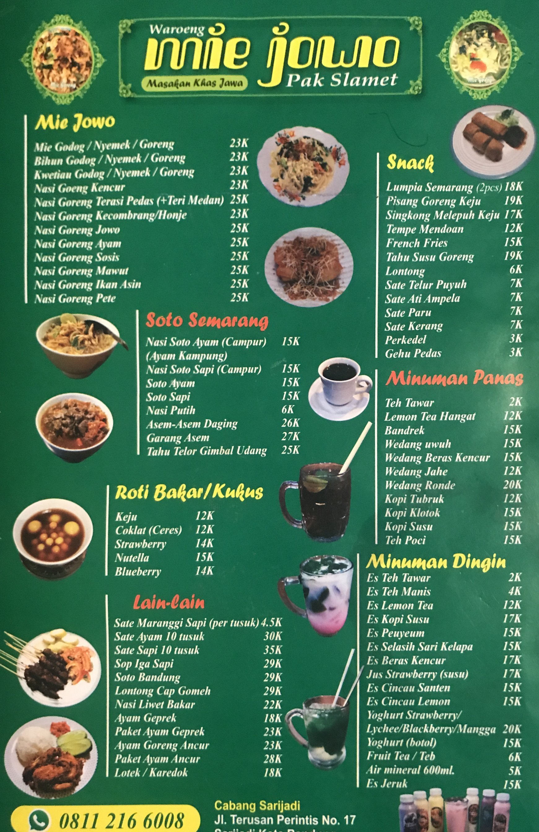 Waroeng Mie Jowo Pak Slamet terdekat Restoran dan Tempat Makan