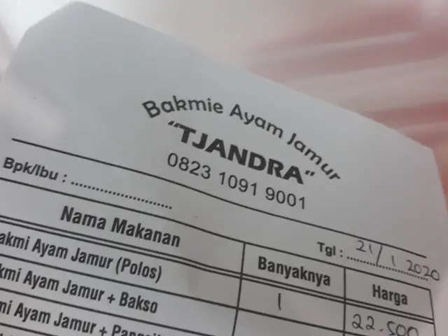 Gambar Makanan Bakmi Ayam Jamur Tjandra 2