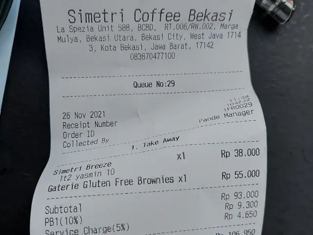 Gambar Makanan Simetri Coffee Roasters 17