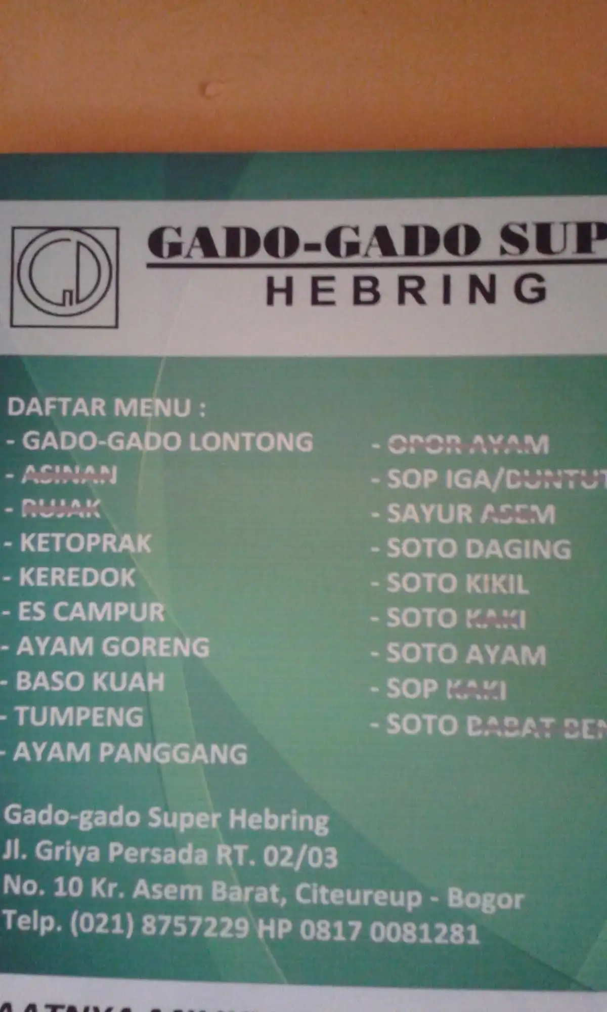 Rm Gado-gado Hebring