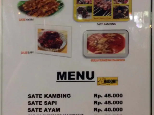 Gambar Makanan Sate Kambing M. Hadori 1