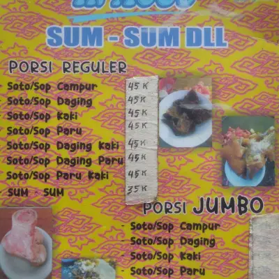 Soto & Sop Kaki Sapi Sumsum H. Agus