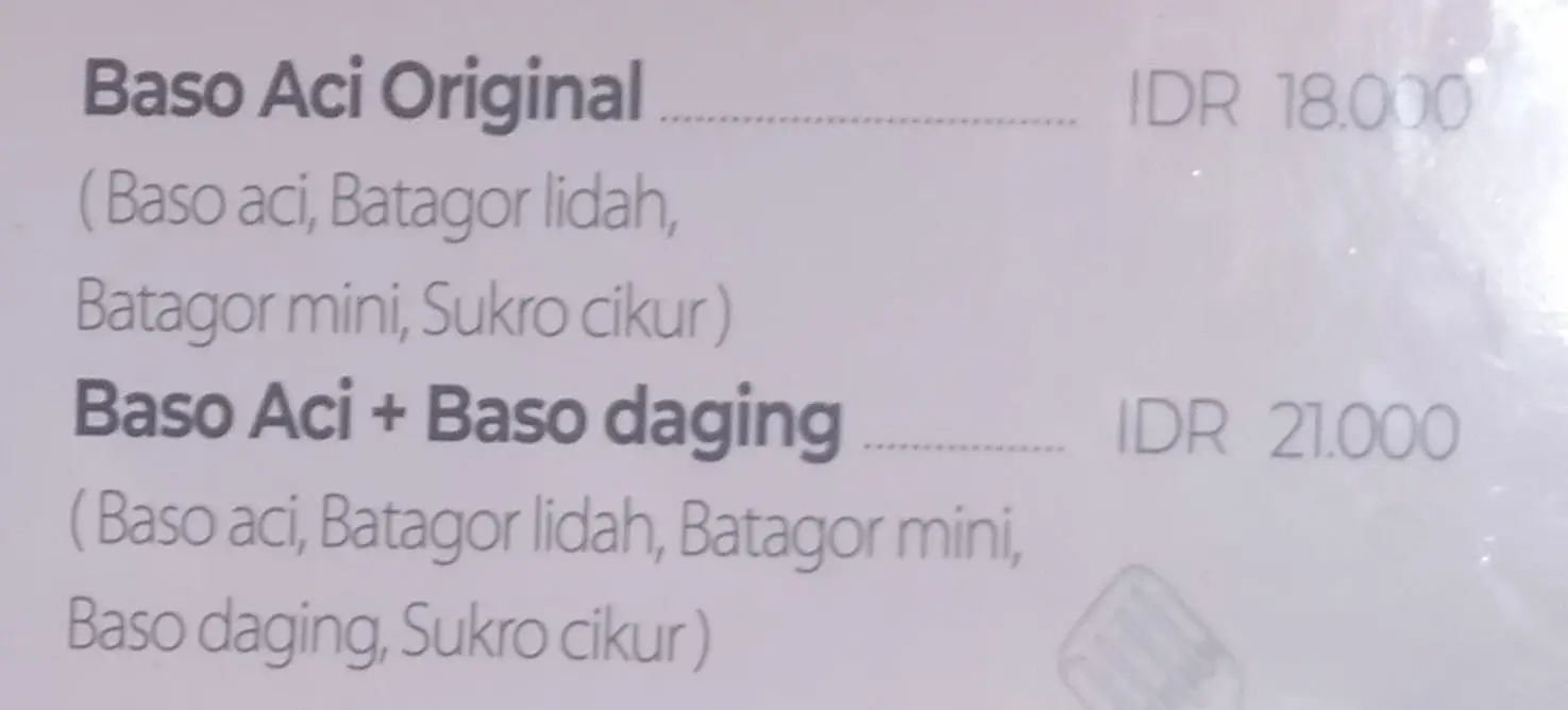 Baso Aci Bonitos