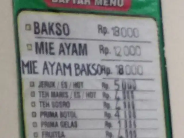 Gambar Makanan Bakso SR Sukowati 1