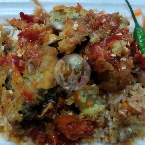 Gambar Makanan Sego Sambel Cowek Ireng, Ayam Goreng Dan Ayam Geprek 3 Bersaudara, Taman 6