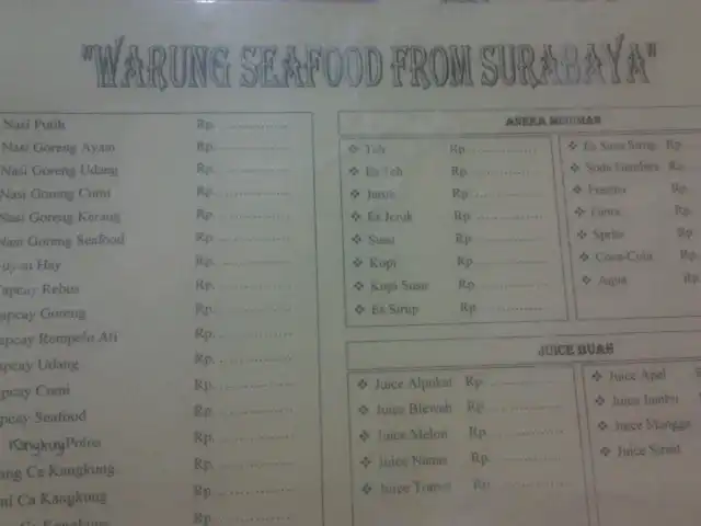 Warung Seafood from Surabaya