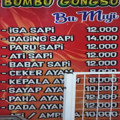 Kedai Bumbu Gongso Bu Muji