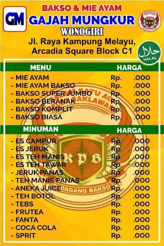 Gambar Makanan Bakso Gajah Mungkur Wonogiri 2