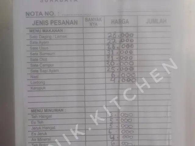 Gambar Makanan Sate Klopo Ondomohen Bu Asih 14