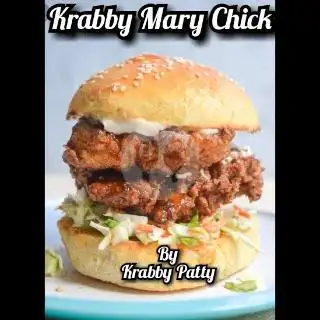 Gambar Makanan Burger Krabby Patty Original, Denpasar 3