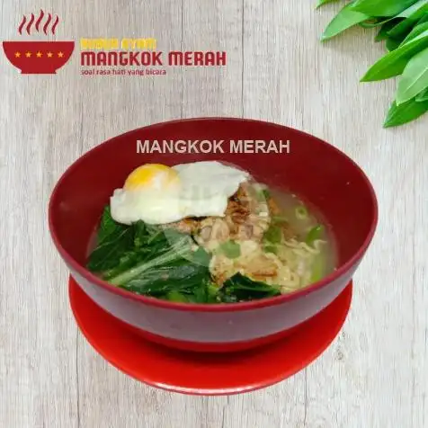 Gambar Makanan Bubur Ayam Mangkok Merah, Belakang RSU 19