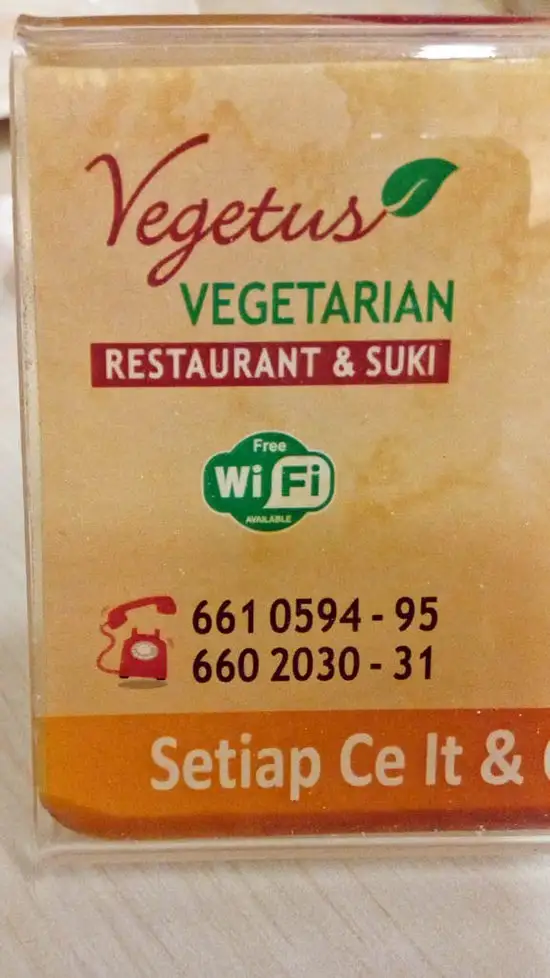 Gambar Makanan Vegetus Vegetarian Restaurant 18