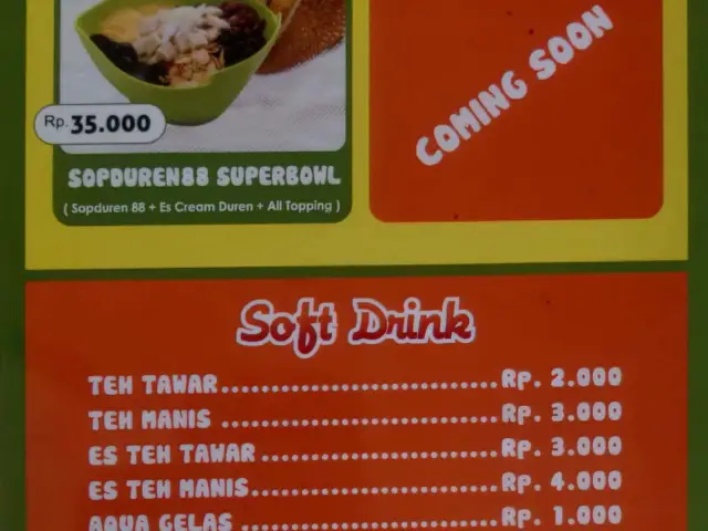 Gambar Makanan Sop Duren 88 3