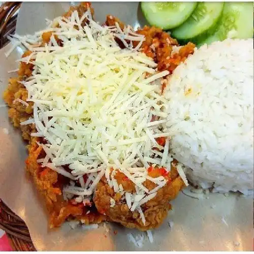 Gambar Makanan Ayam Geprek AAA, Bayam Dalam 15