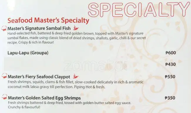 The Seafood Master Food Photo 1