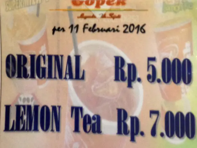 Gambar Makanan Ice Tea Gopek 1