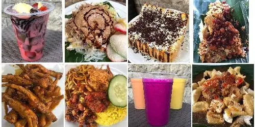 Tahu Tek Telor, Roti Bakar, Nasi Jinggo & Es Juice Jus Buah Sakura