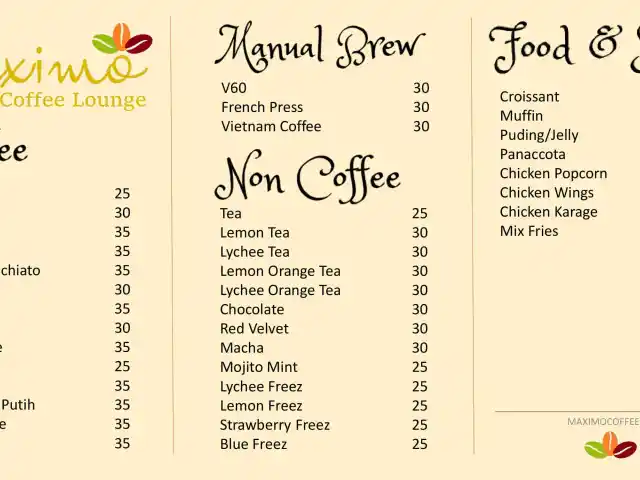 Gambar Makanan Maximo Coffee Lounge 1