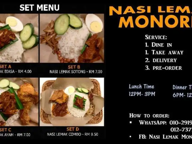 Nasi Lemak Monorel Food Photo 1