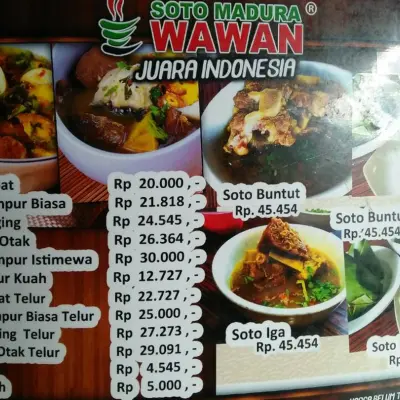 Soto Madura Wawan