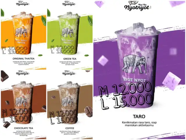 Gambar Makanan Nyot Nyot Thai Tea - Milkshake - Coffee 1