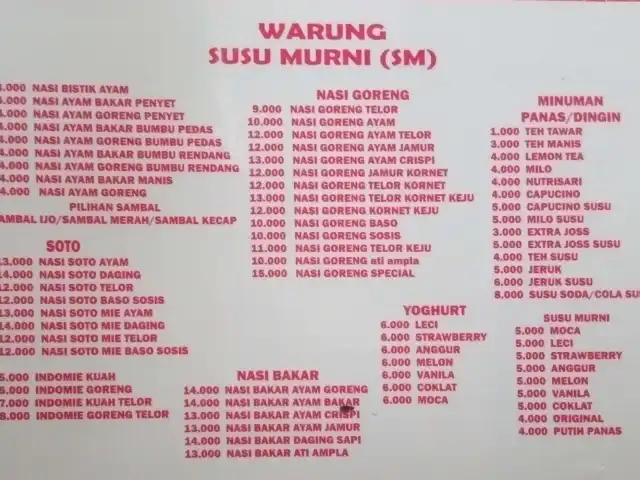 Warung Susu Murni