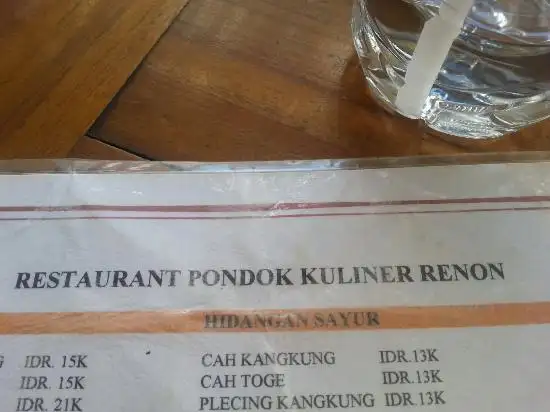 Pondok Kuliner Renon