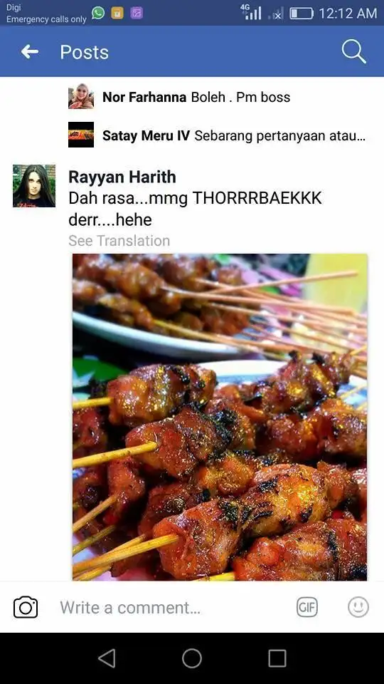 Satay meru iv