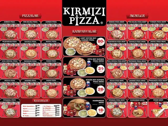 Kırmızı Pizza'nin yemek ve ambiyans fotoğrafları 9