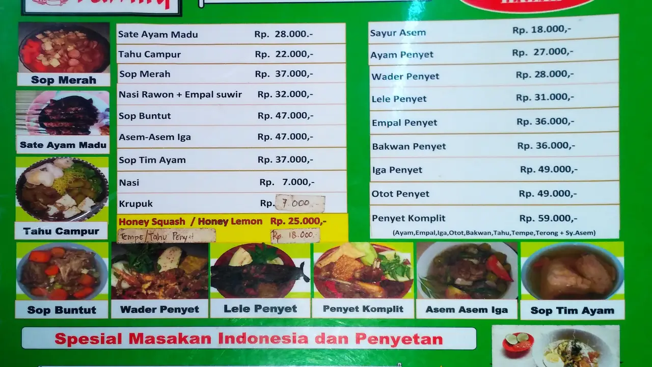 Family Indonesian Food