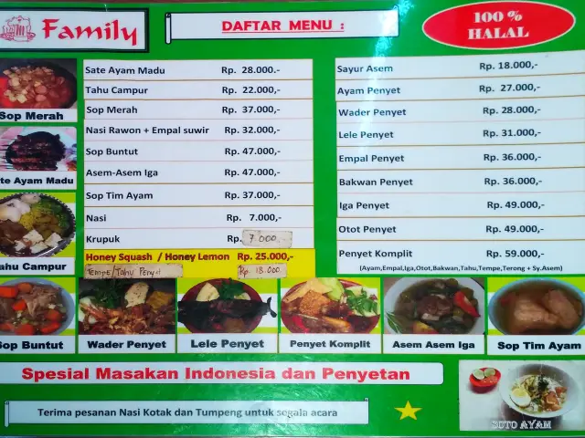 FamilyIndonesianFood